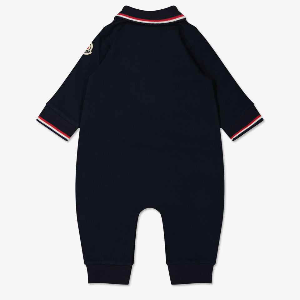Moncler Baby Jungen Boxanzug Marineblau