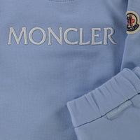 Moncler Bébé Garçons Costume de jogging Bleu Clair
