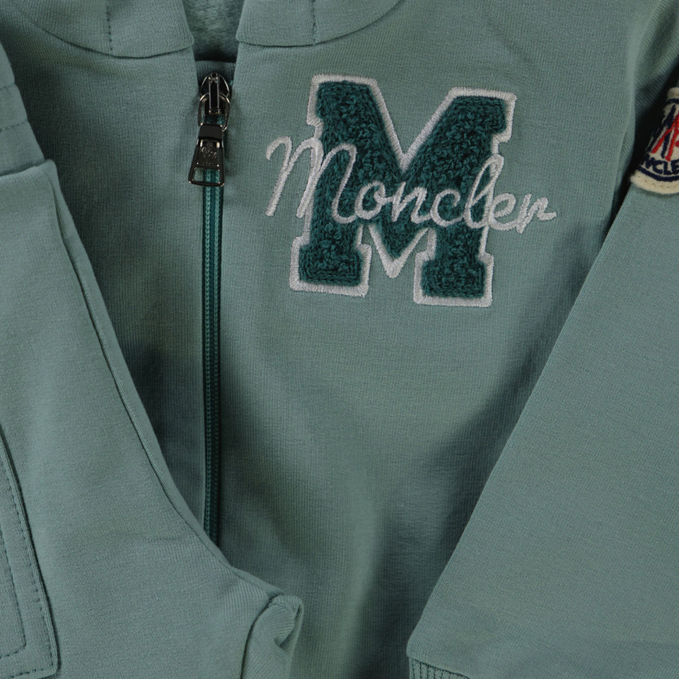 Moncler Bebé Chicos Traje de trote Menta