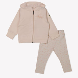 Moncler Bébé Filles Costume de jogging Rose Léger