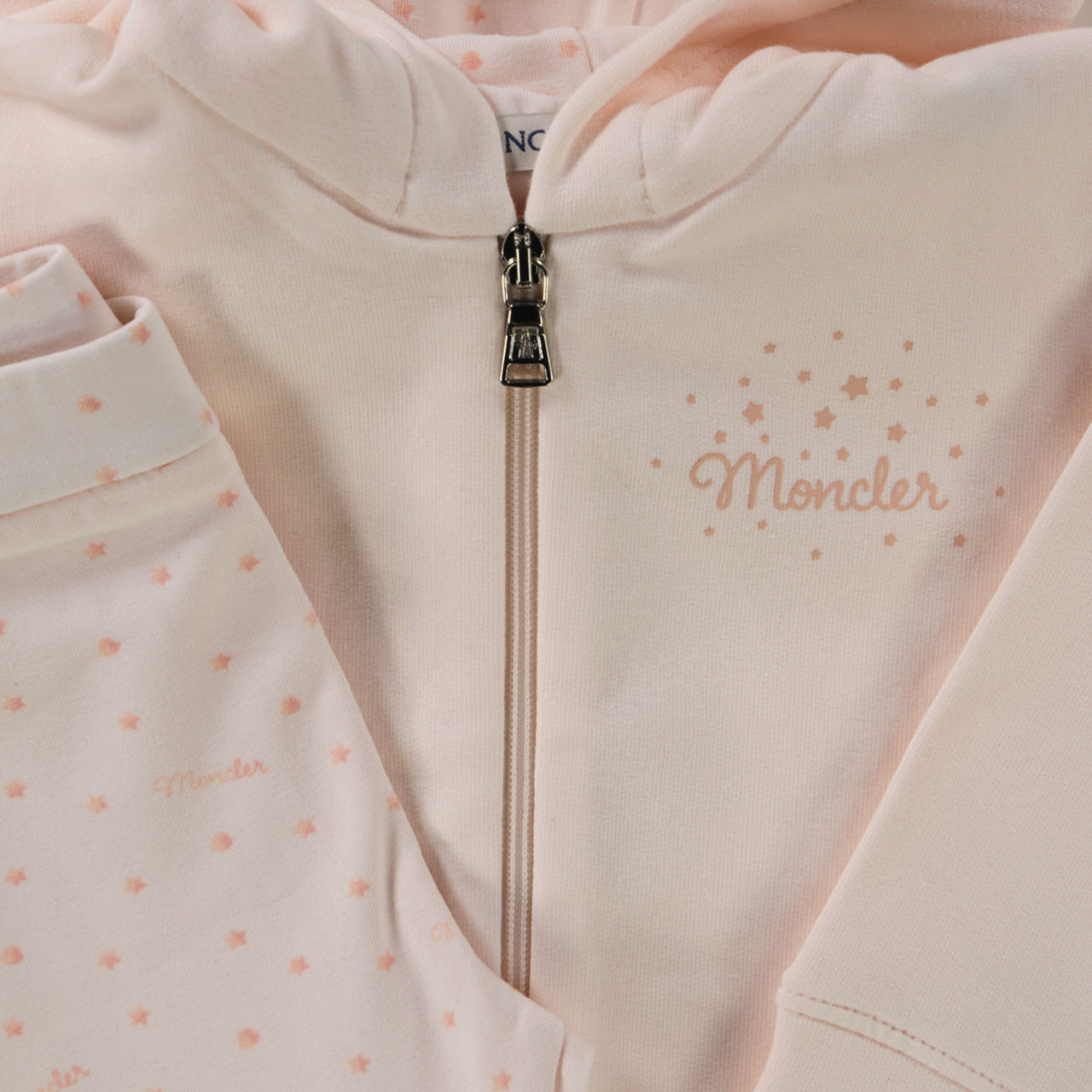 Moncler Bébé Filles Costume de jogging Rose Léger