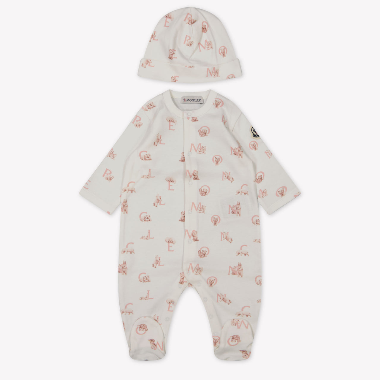 Moncler Bébé Filles Boîte en boîte Rose Léger