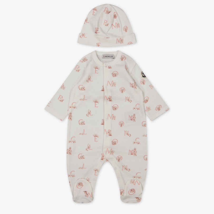 Moncler Bébé Filles Boîte en boîte Rose Léger