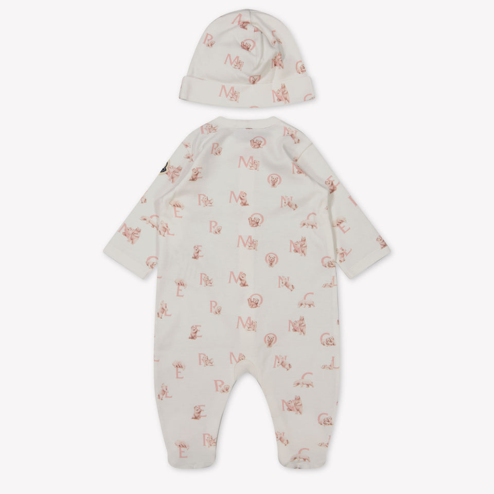 Moncler Bébé Filles Boîte en boîte Rose Léger