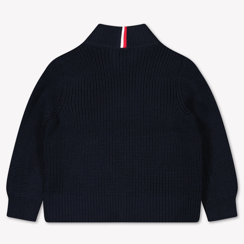 Moncler Bambino Ragazzi Maglia Navy