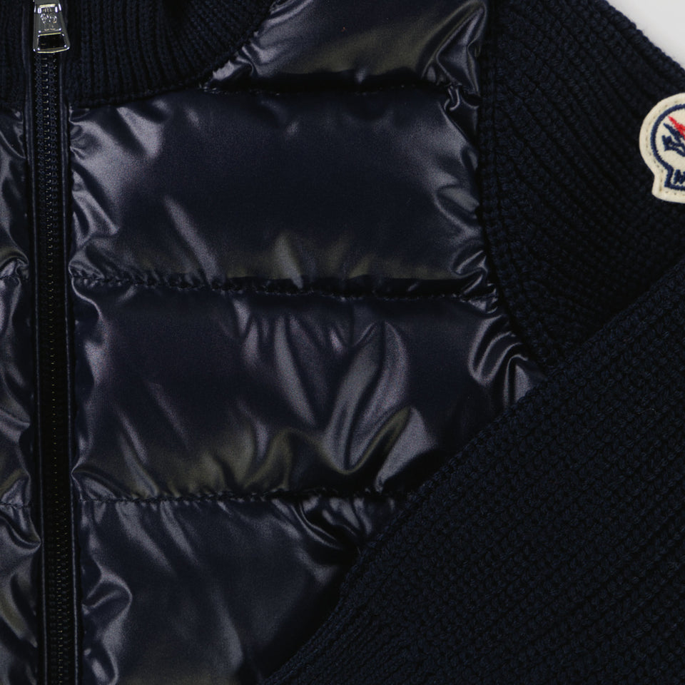 Moncler Bambino Ragazzi Maglia Navy