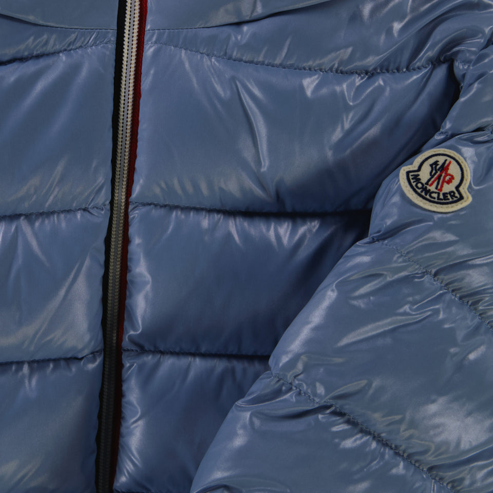 Moncler Neues Aubert Kinder Jungen Winterjacke Hellblau