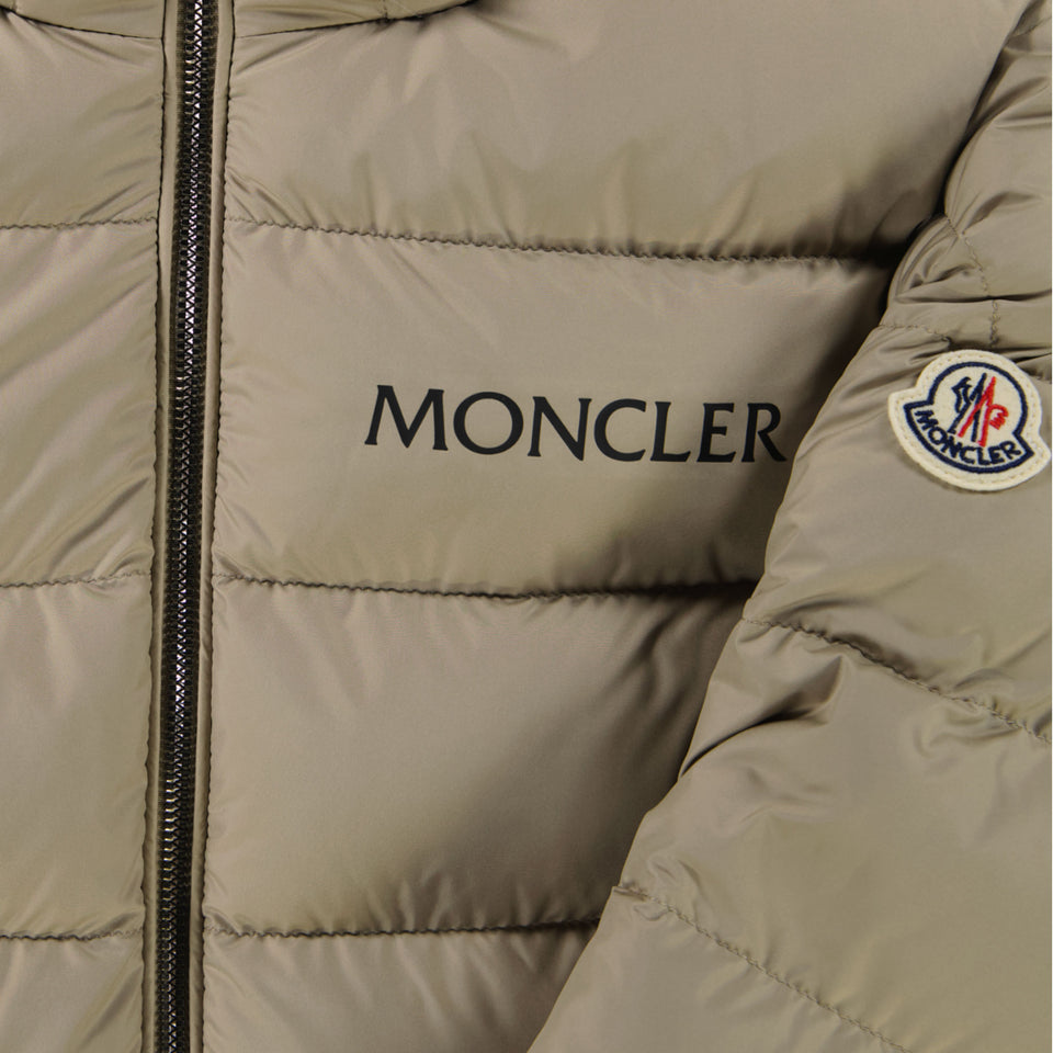 Moncler Bajan Kinder Jungen Winterjacke Beige