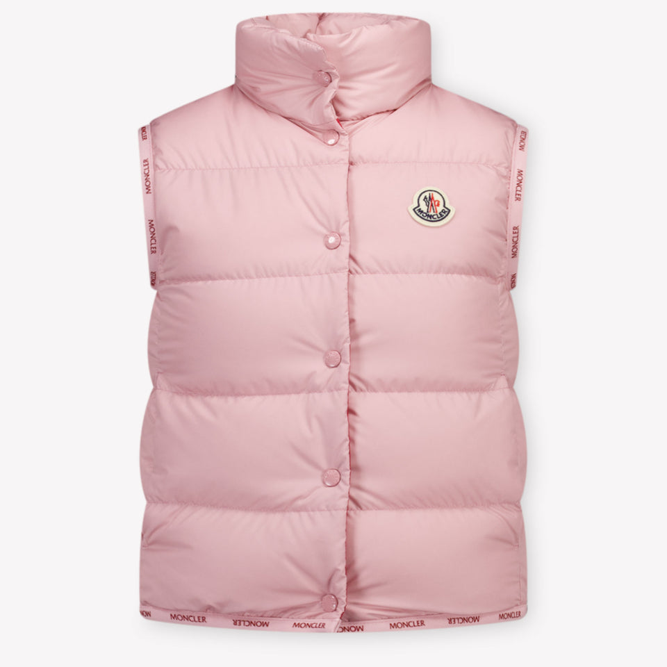 Moncler Badia Kids Girls Body Warmer  Light Pink
