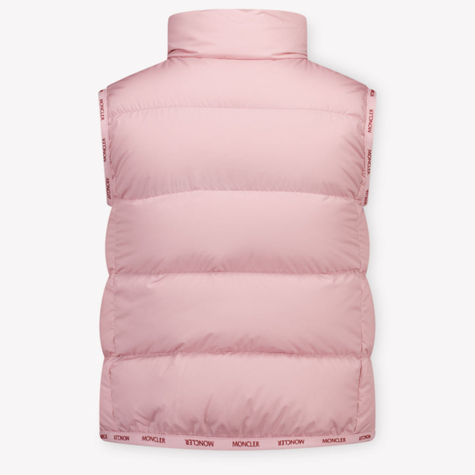 Moncler Badia Kids Girls Body Warmer  Light Pink