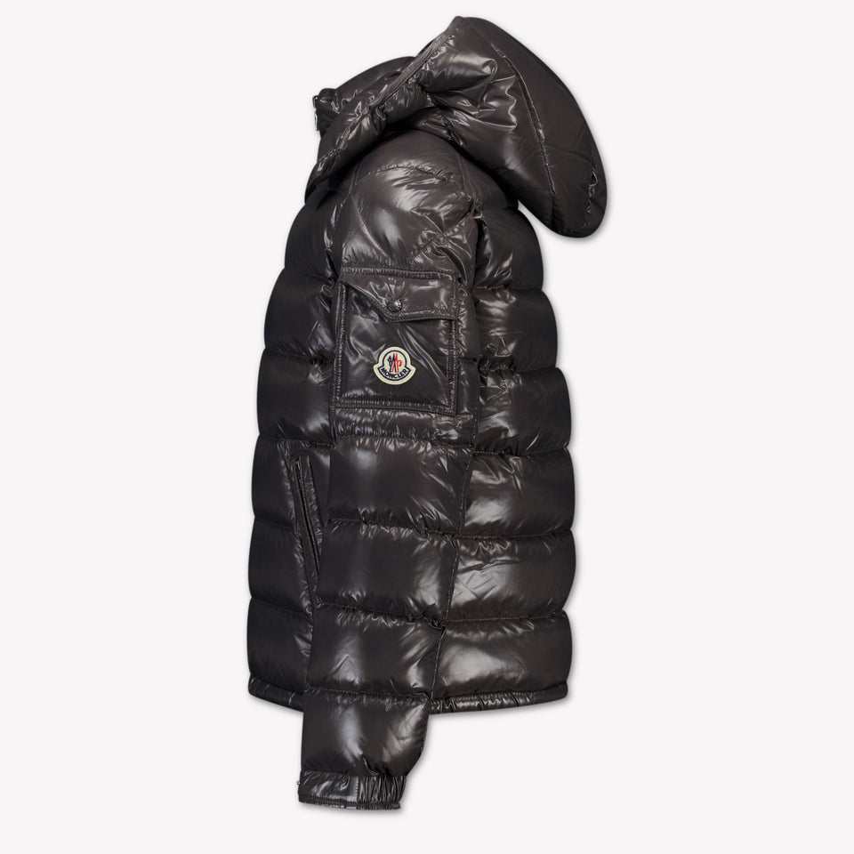 Moncler Enfants mayas Garçons Veste d'hiver Anthracite