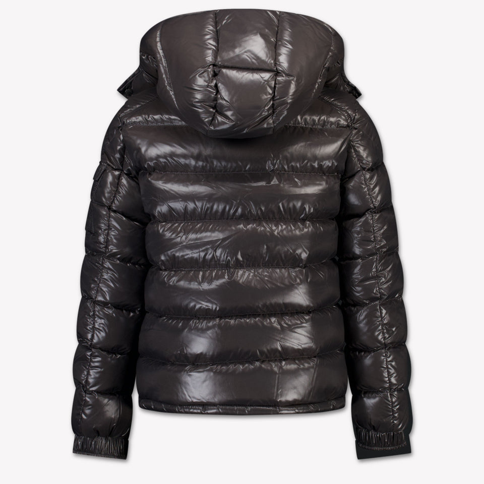 Moncler Enfants mayas Garçons Veste d'hiver Anthracite