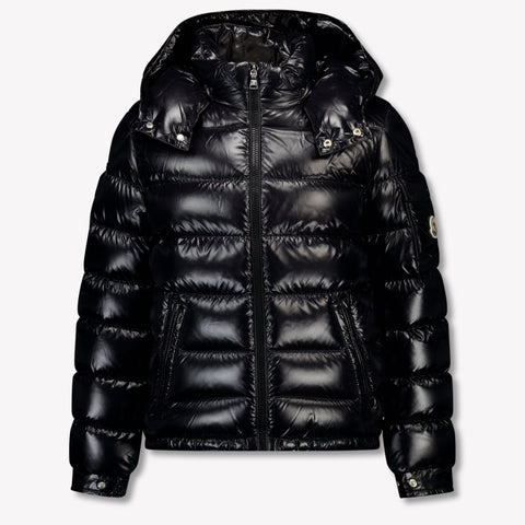 Moncler Niños mayas Chicos Chaqueta de invierno Negro
