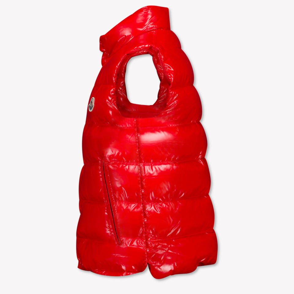 Moncler Bambini TIB Ragazzi Calco più caldo in Rosso