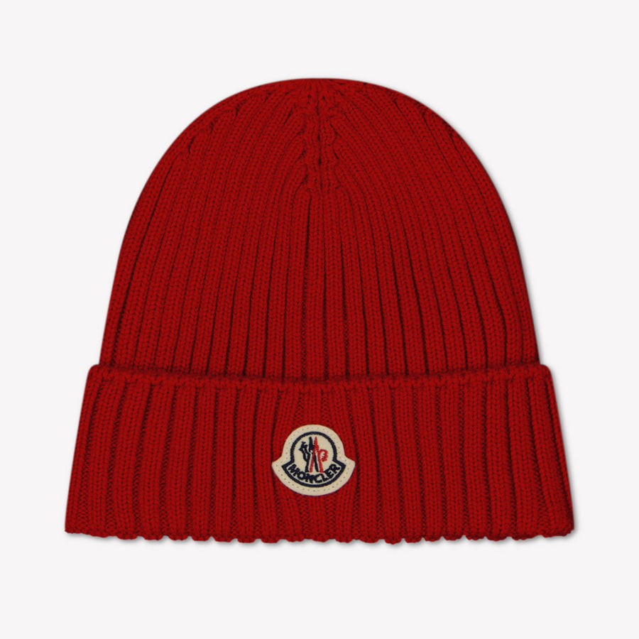 Moncler Ragazzo Unisex Cappello in Rosso