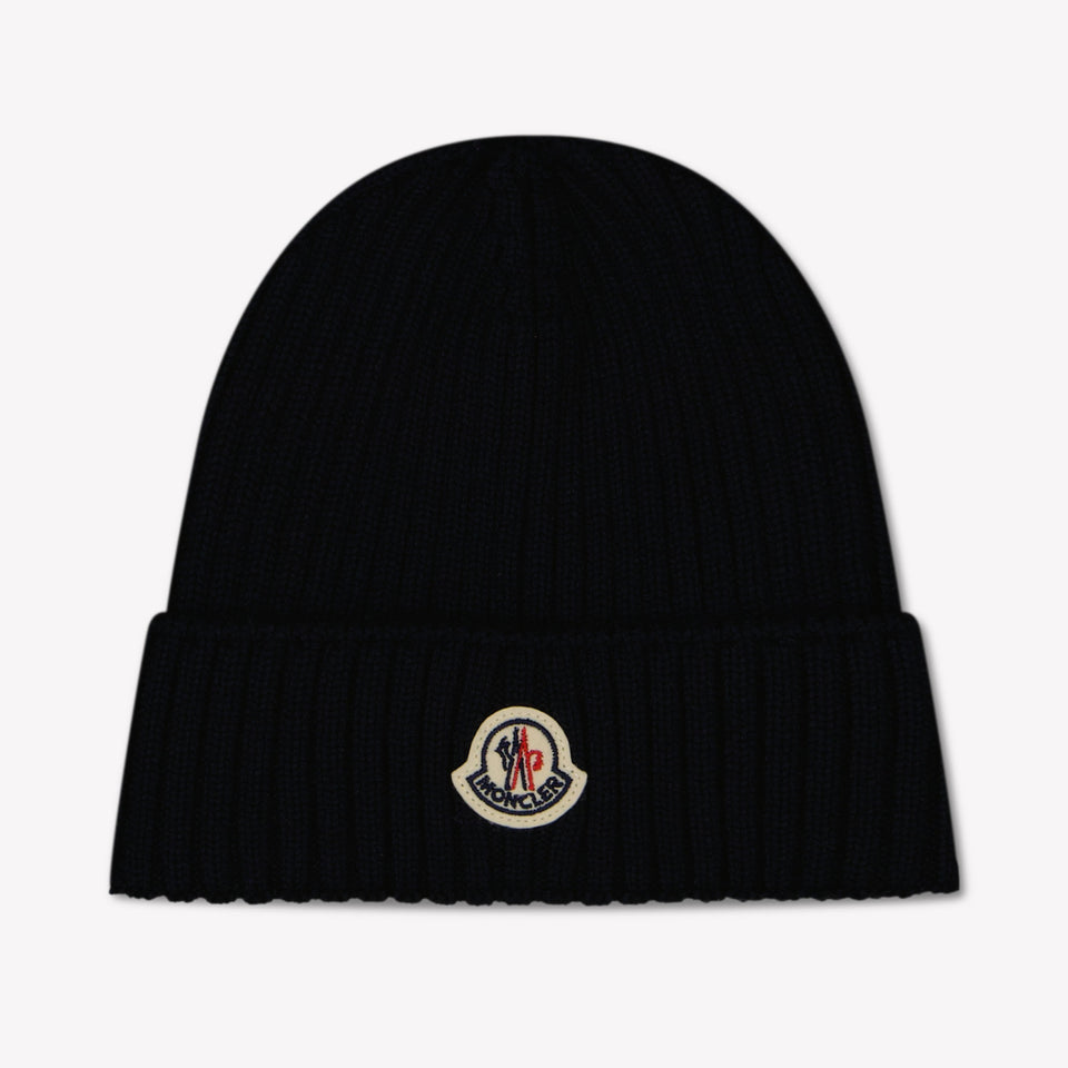 Moncler Ragazzo Unisex Cappello in Navy