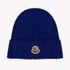 Moncler Ragazzo Unisex Cappello in Blu Cobalto
