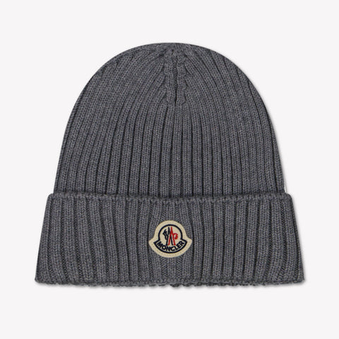 Moncler Ragazzo Unisex Cappello in Grigio