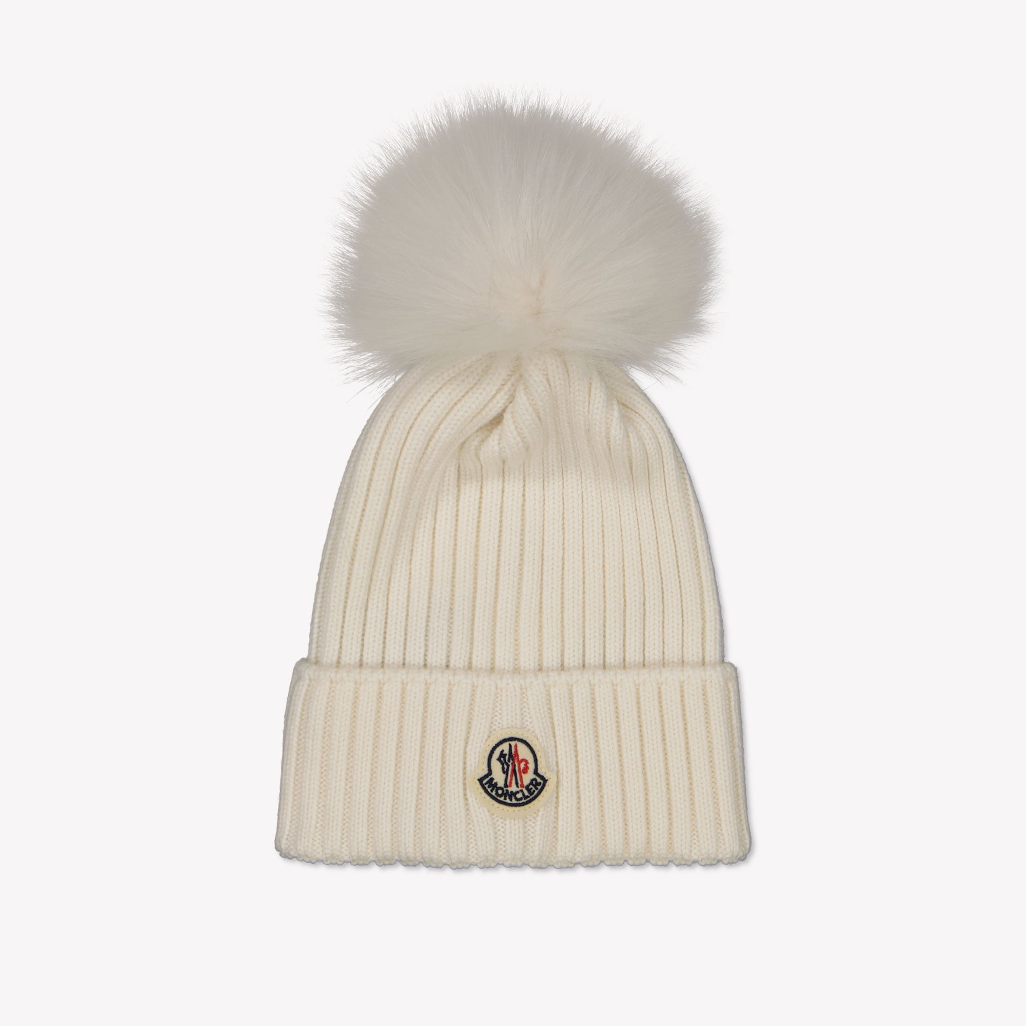 Moncler Kinder Meisjes Muts In Off White