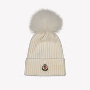 Moncler Ragazzo Ragazze Cappello in Off White