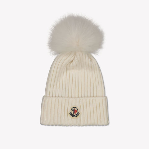 Moncler Ragazzo Ragazze Cappello in Off White
