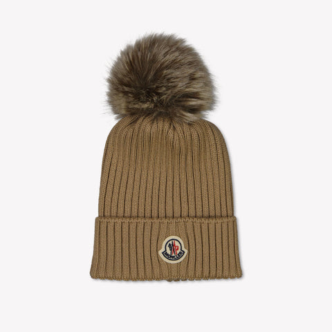 Moncler Ragazzo Ragazze Cappello in Beige