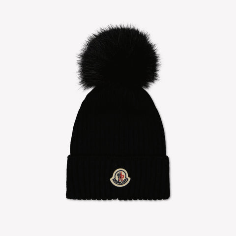 Moncler Ragazzo Ragazze Cappello in Nero