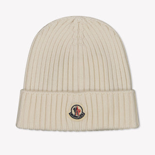 Moncler Kids Unisex Hat  Offwhite