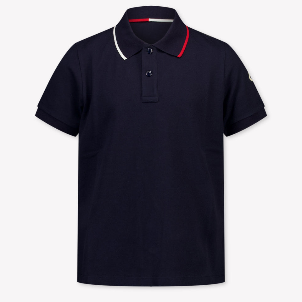 Moncler Ragazzo Ragazzi Polo Navy