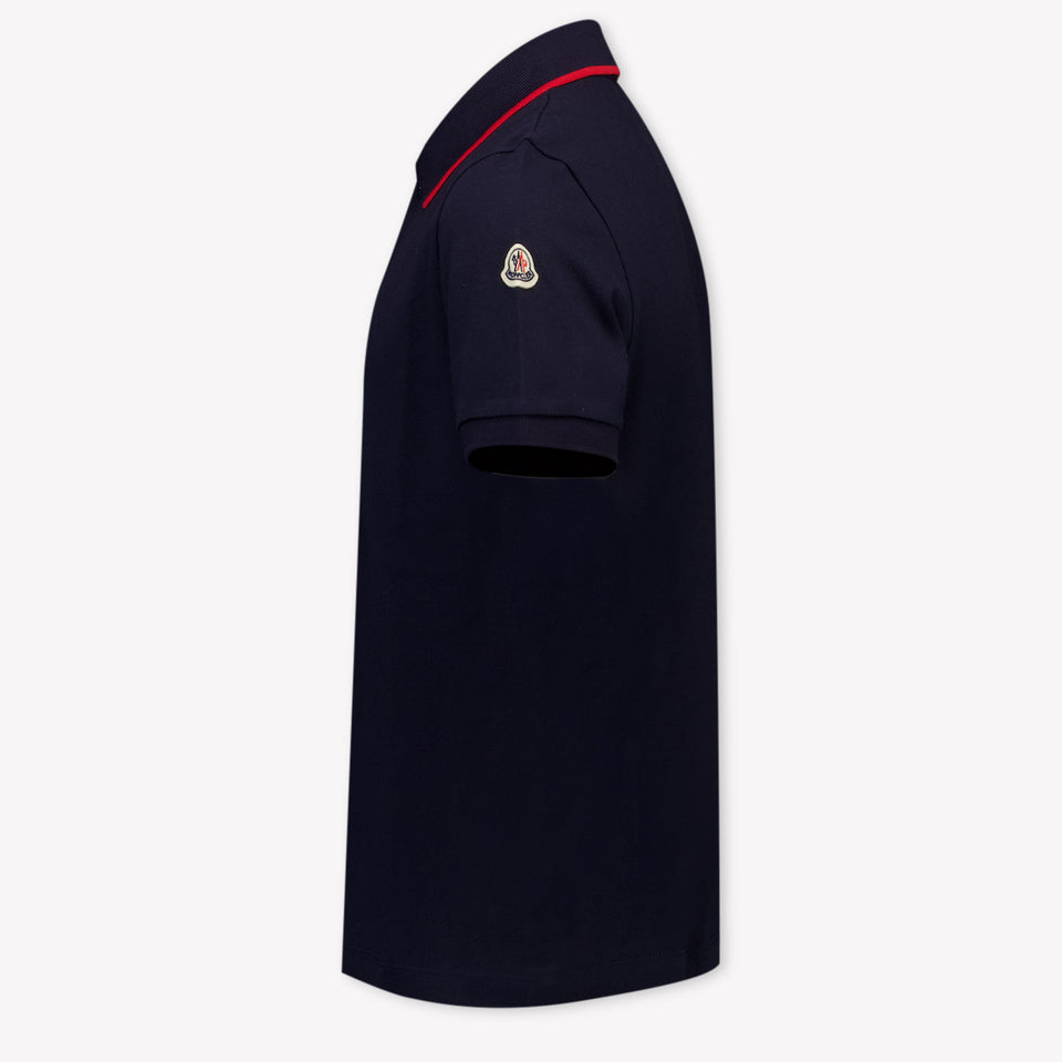 Moncler Ragazzo Ragazzi Polo Navy