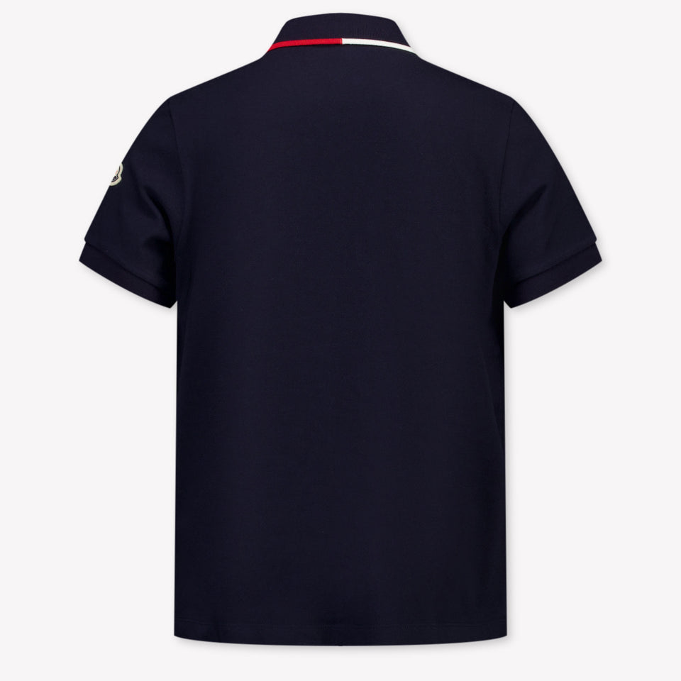 Moncler Ragazzo Ragazzi Polo Navy