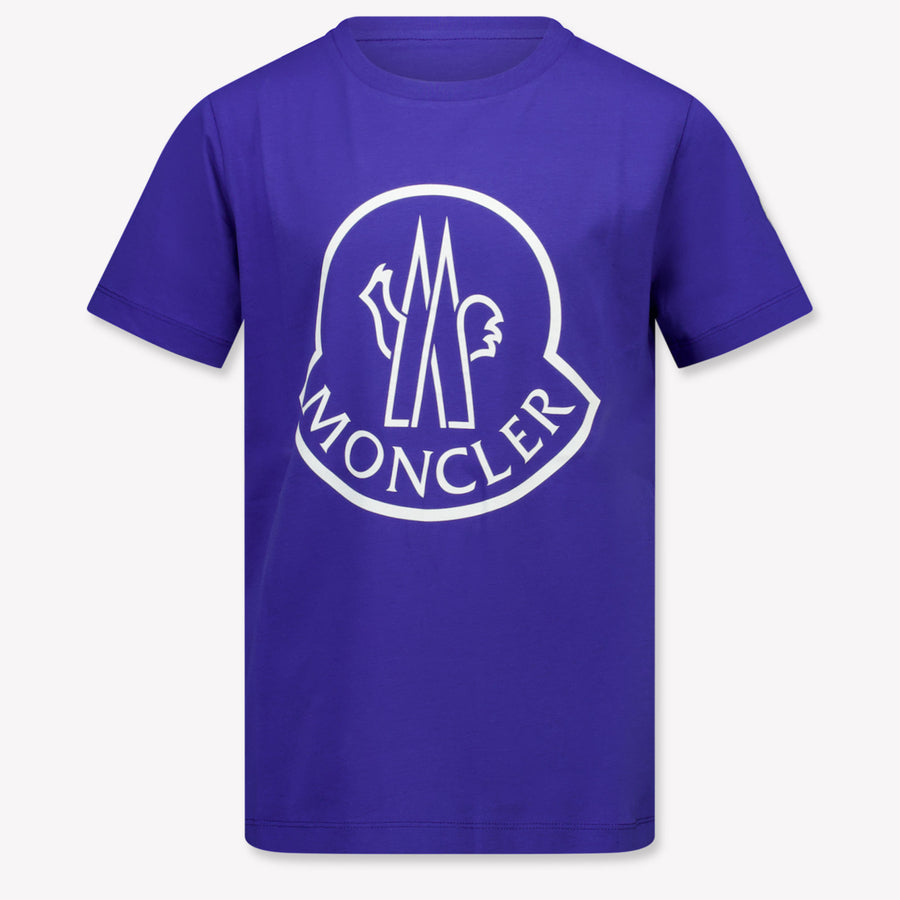 Moncler Ragazzo Ragazzi Maglietta dentro Blu Cobalto