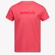 Moncler Niño Chicas Camiseta en Rosa