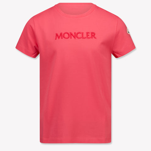 Moncler Niño Chicas Camiseta en Rosa