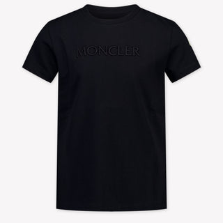Moncler Niño Chicas Camiseta en Negro