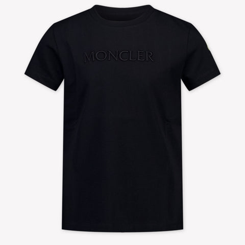 Moncler Niño Chicas Camiseta en Negro