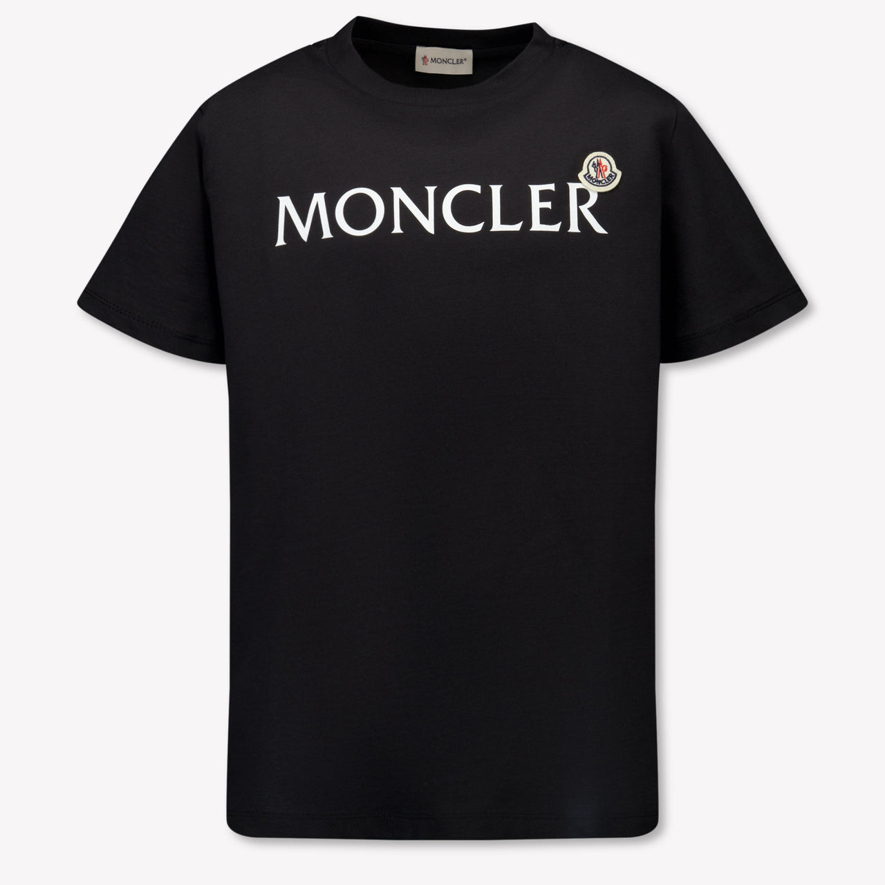 Moncler Enfant Garçons T-shirt Noir