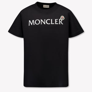 Moncler Enfant Garçons T-shirt Noir