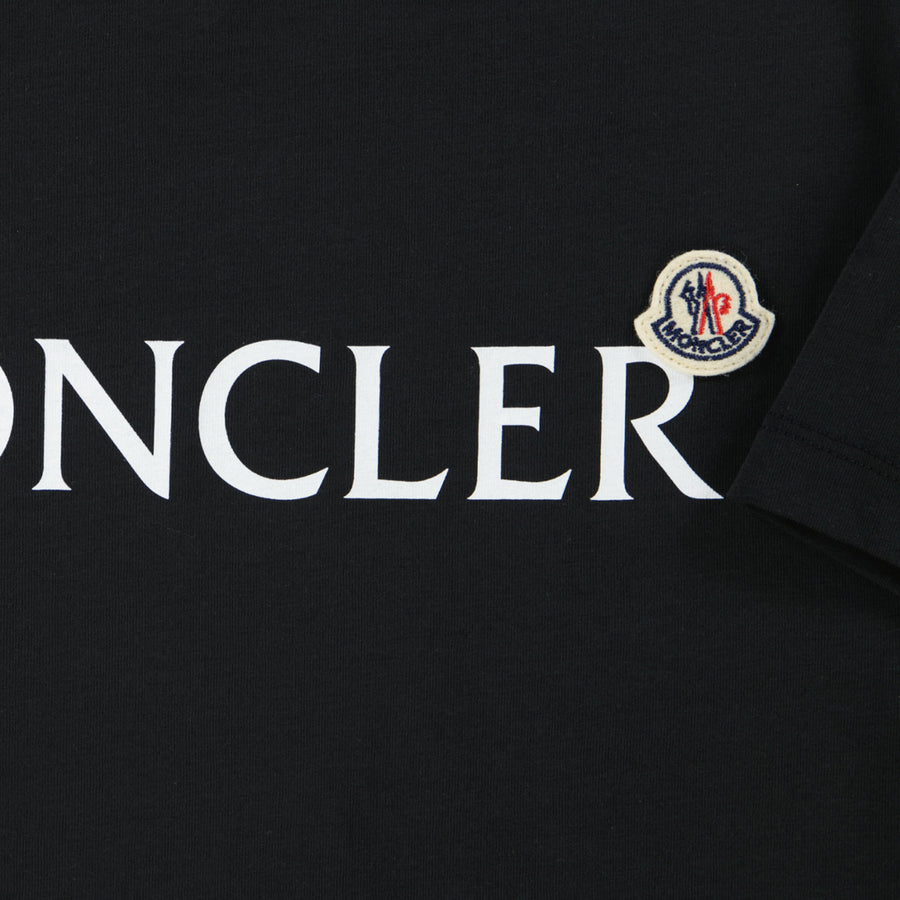Moncler Enfant Garçons T-shirt Noir