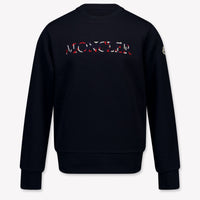 Moncler Enfant Garçons Pull Navy