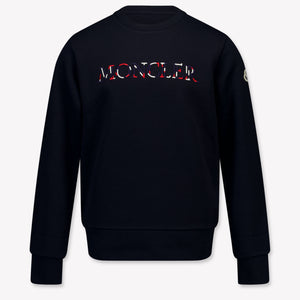 Moncler Enfant Garçons Pull Navy