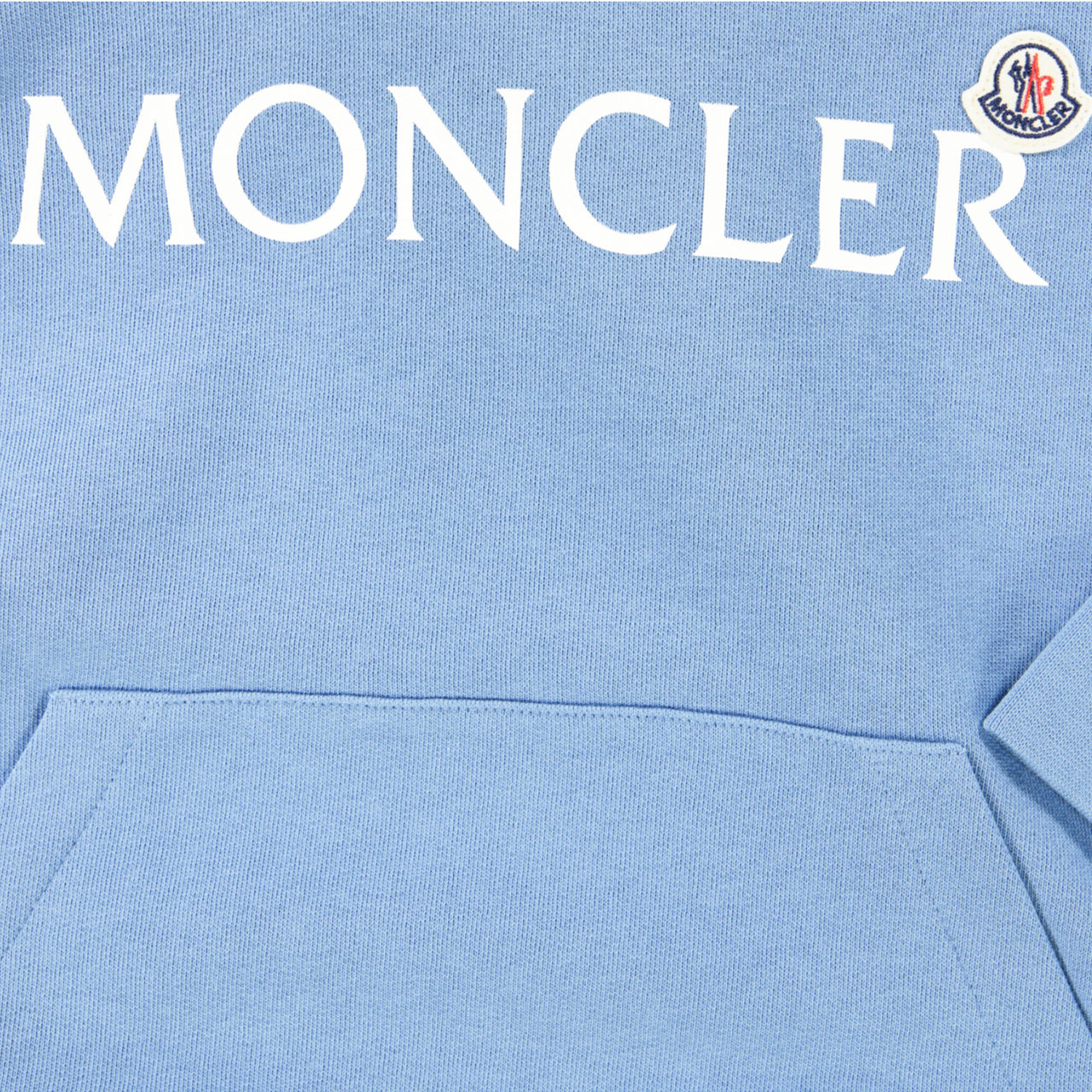 Moncler Enfant Garçons Pull Bleu Clair