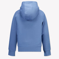 Moncler Enfant Garçons Pull Bleu Clair
