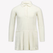Moncler Kids Girls Dress Offwhite