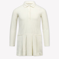 Moncler Kids Girls Dress Offwhite