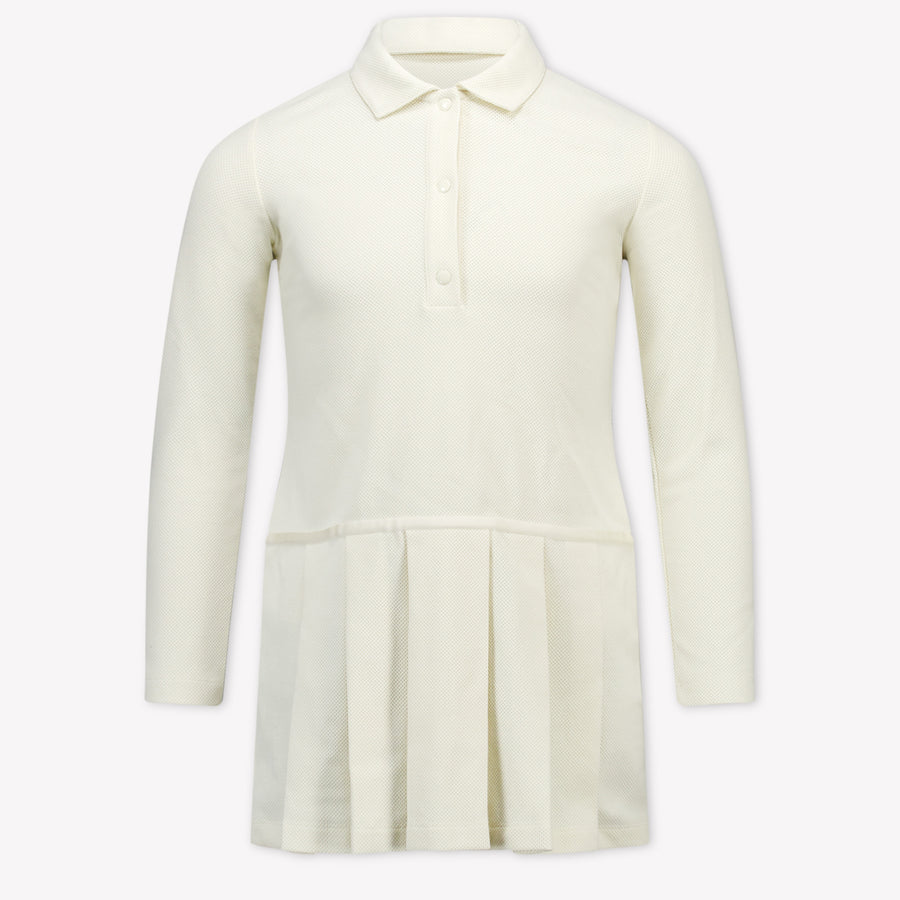 Moncler Kids Girls Dress Offwhite