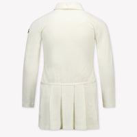 Moncler Kids Girls Dress Offwhite