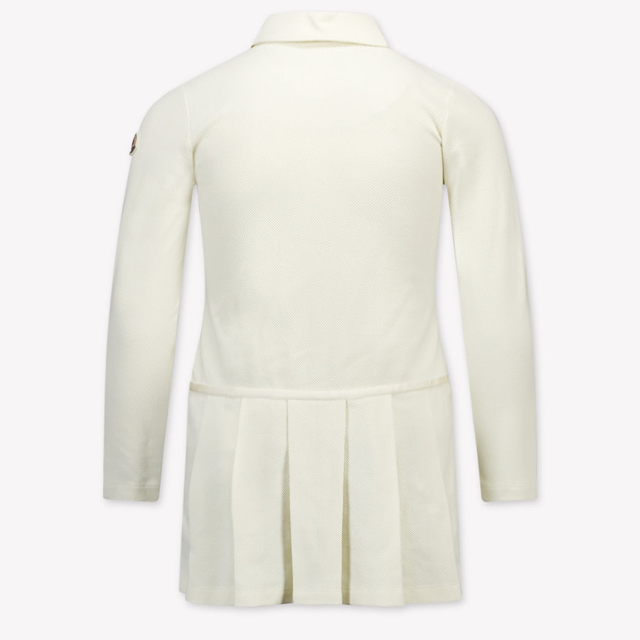 Moncler Kids Girls Dress Offwhite