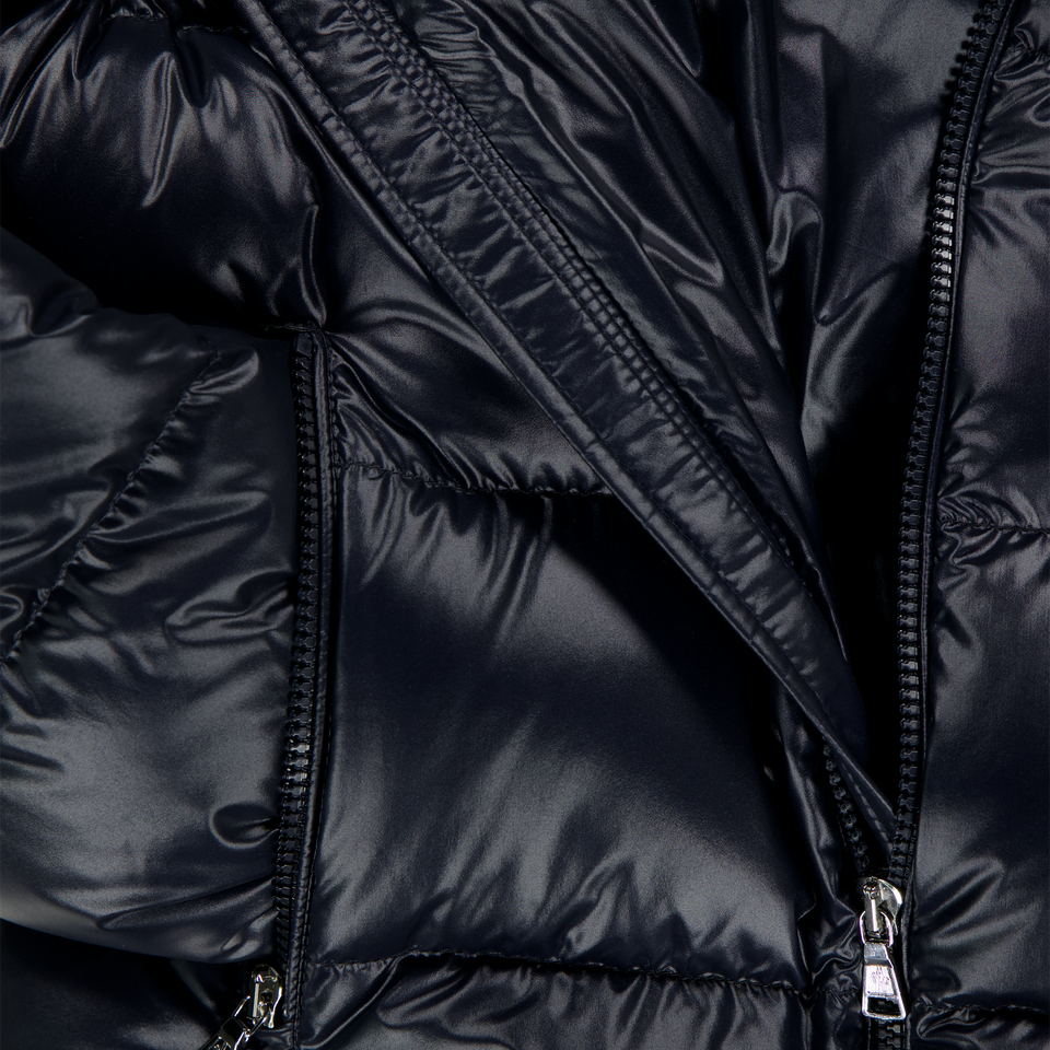 Moncler Yule Kinder Jongens Winterjas In Navy