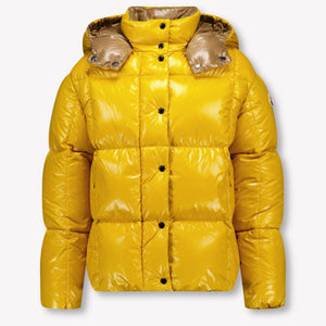 Moncler Parana Enfants Filles Veste d'hiver Jaune
